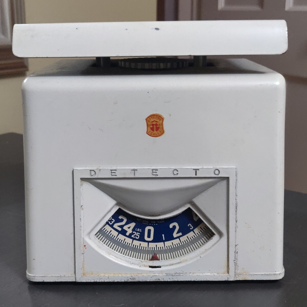 Vintage Detecto Enamel Scale